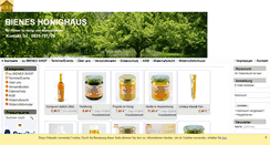 Desktop Screenshot of bienes-honighaus.de